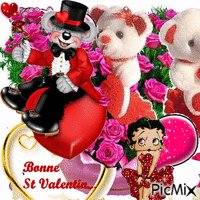 Joyeuse Saint Valentin animasyonlu GIF