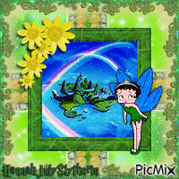 {{{Betty Boop as Tinkerbell}}} アニメーションGIF