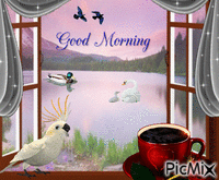 GOOD MORNING - Nemokamas animacinis gif
