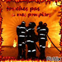 pompiers GIF animé