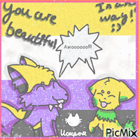 You are beautiful in any way! :) Animated GIF