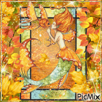 autumn  mermaid