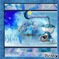 Sonhos azuis animovaný GIF