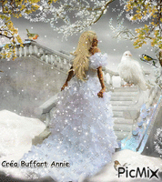 princesse blanche animirani GIF