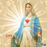 Virgen María - Darmowy animowany GIF