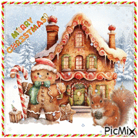 Gingerbread Christmas - Безплатен анимиран GIF