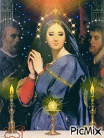 The Virgin of the Host - Free animated GIF