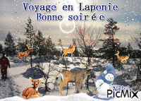 Voyage en Laponie 6 анимирани ГИФ