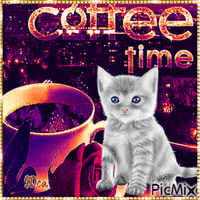 Coffee Time animasyonlu GIF