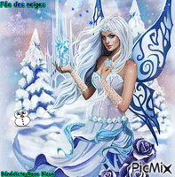 fée des neiges - Free animated GIF