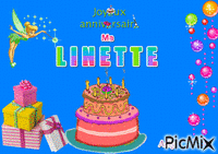 anniversaire de Line Animated GIF