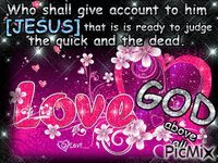 LOVE GOD ABOVE ALL! - GIF เคลื่อนไหวฟรี