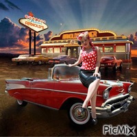 chica rockabilly - δωρεάν png