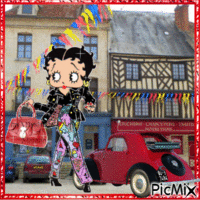 BETTY FAIT LES MAGASINS - Free animated GIF