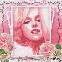 Marilyn Monroe par BBM animirani GIF