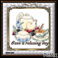 A Relaxing day animēts GIF