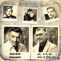 Memory of Clark Gable