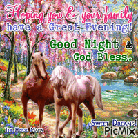The Horse Mafia Good Night 04212016 - Animovaný GIF zadarmo