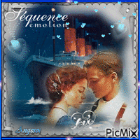 Romance sur le Titanic GIF animé