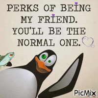 Perky Friend GIF animé