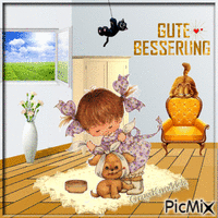 Gute Besserung - Бесплатный анимированный гифка