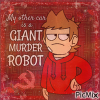 Tord's other car is a giant murder robot | Eddsworld - 免费动画 GIF