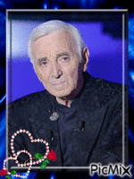 Charles Aznavour - GIF animé gratuit