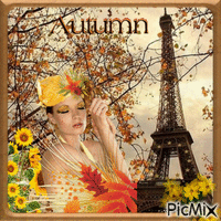 Herbst automne autumn - Gratis animerad GIF