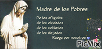MADRE DE LOS POBRES - Besplatni animirani GIF