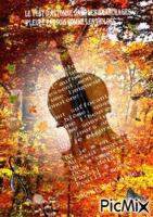 Les sanglots longs des violons de l'automne - Free animated GIF