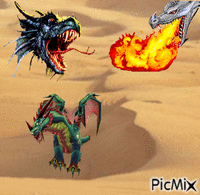 dragons - Free animated GIF