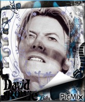 David Bowie animovaný GIF
