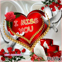 I MISS YOU BY LEAH - GIF animate gratis
