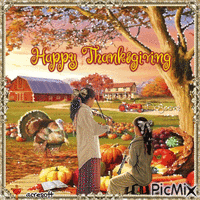Happy Thanksgiving Greeting Card Image