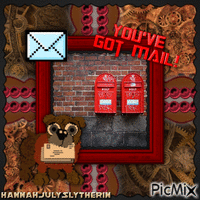 "You've got Mail" Dog animēts GIF
