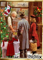 Christmas shopping ⛄🎄🎅🏻💝 - Бесплатный анимированный гифка