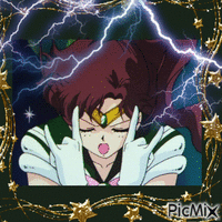 Sailor Jupiter - Power geanimeerde GIF