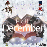 Hello december ! - Ilmainen animoitu GIF