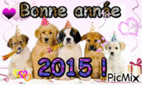 Bonne année 2015 ! - Besplatni animirani GIF