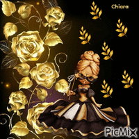 black and gold Animated GIF
