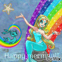 Happy Mermayyy!! - Free animated GIF
