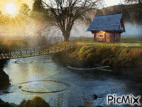 Country Side View GIF animado