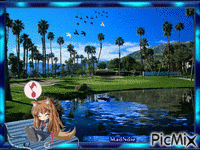 paysage de rêve 动画 GIF
