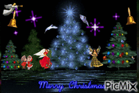 Merry Christmas animerad GIF