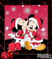 Minnie et Mickey анимиран GIF