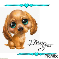 I miss you 动画 GIF