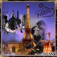 Paris GIF animé