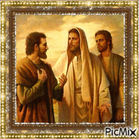 Jesus e os discípulos - Безплатен анимиран GIF