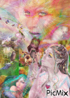 le monde féerique des couleurs  des fée ♥♥♥ - Ücretsiz animasyonlu GIF
