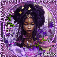purple black beauty - GIF animé gratuit
